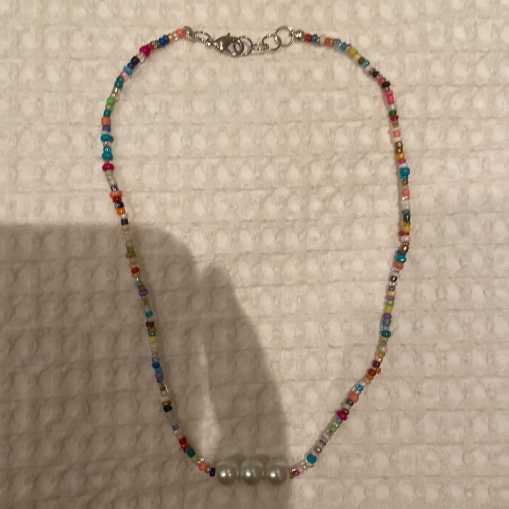 Handmade beaded necklace